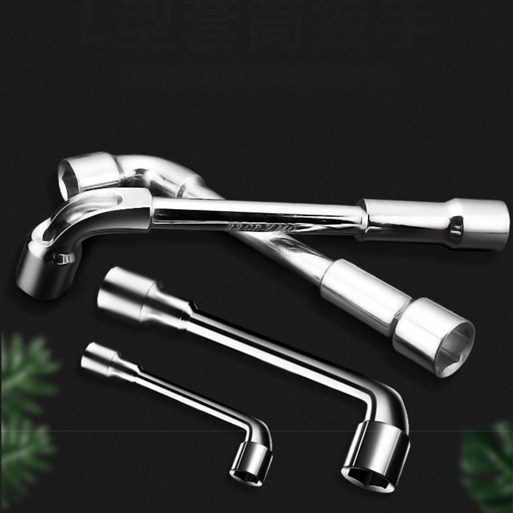 Chrome-vanadium Steel L-shaped Socket Wrench 6-19mm Hex Adapter Spanner Practical Hand Tool