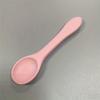 1pc Baby Silicone Spoon, Newborn Baby Feeding Spoon, Children's Tableware, Dining Complementary Food Soft Head Round Head