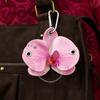 Keyring Phalaenopsis Orchid Keychain Phone Charms Bag Pendant Imitation Flower Pendant  Couple Kids