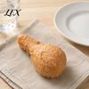 Office Desk Fidget Toy Fried Chicken Leg Squeeze Toy, Stress Relief Drumstick Sensory Fake Reducing Hand Food for Basket Stuffers, Party Favors