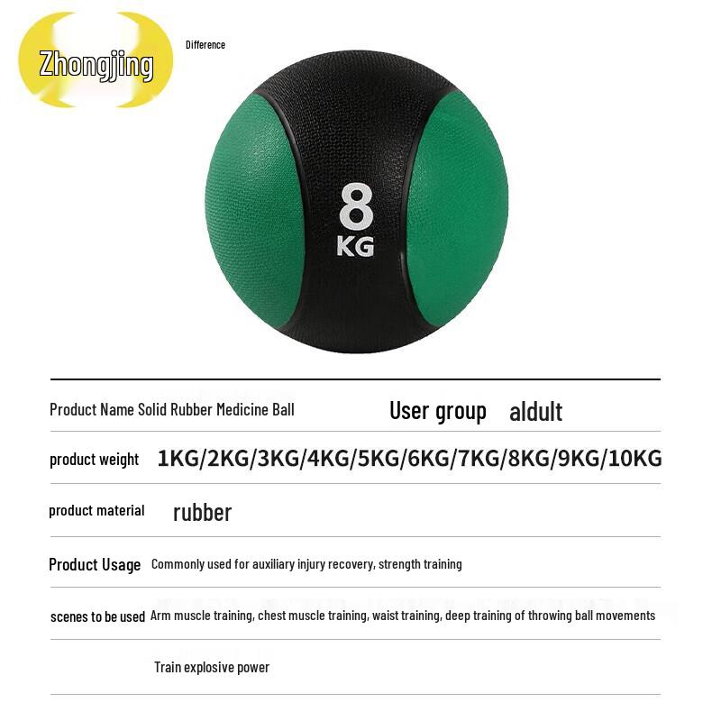 Zhongjing Solid Rubber Medicine Ball