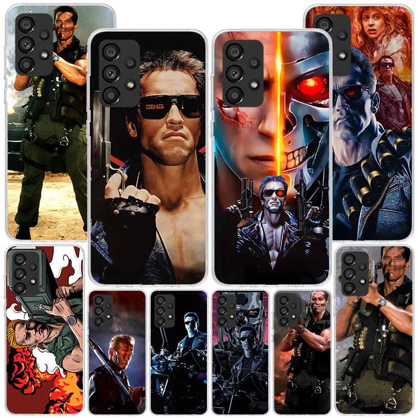 Arnold Schwarzenegger Terminator Phone Case For Samsung Galaxy A17 A16 A15 A14 A13 A57 A56 A55 A54 A53 A37 A36 A35 A34 A33 A26 A