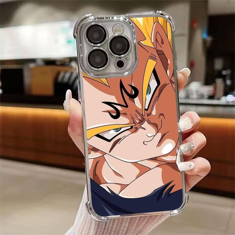 Cell Frieza Buu King Piccolo Dragons Balls Phone Case for iPhone 11 13 15 16 17 Pro Max 14 Plus 17Air 16E 13 12 Mini Clear Cover