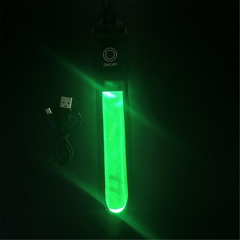 LED Strips Lights Night Reflective Safety Strap LED Reflective Belt LED Hood Light LED Reflective Bag Hanging Ornaments