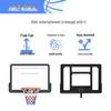 Outdoor Portable Height-Adjustable Basketball Hoop