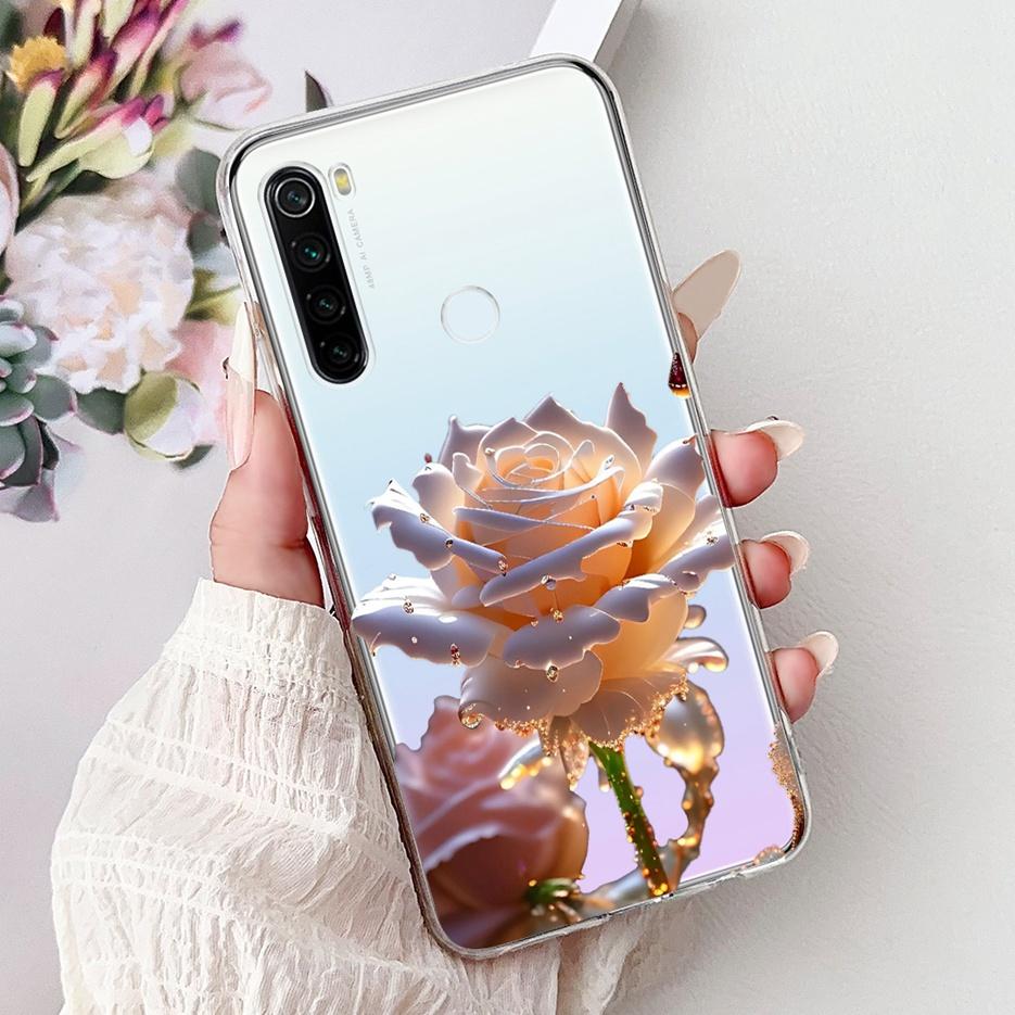 For Xiaomi Redmi Note 8 2021 Case Note 8T New Fashion Painted Cover Soft Silicone Phone Case For Redmi Note 8 Pro Note8 T Fundas