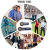4/6pcs Jeans Button Extender Universal Pants Extender Button for Women Men Adjustable Elastic Waist Silicone Extender Buckle Set