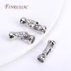 DIY Pearls Jewelry Fittings 18K Gold Plated Inlaid Zircon Lock Clasps Closure Fasteners For Beading Jewelry Making