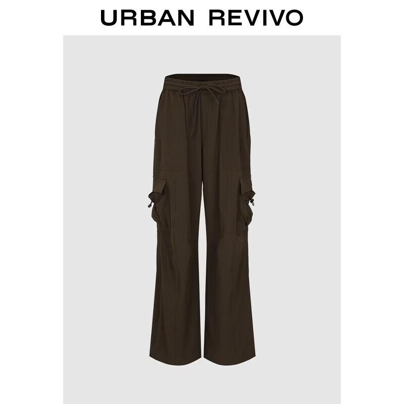

UR 2026 Spring Women s Casual Drawstring Cargo Pants XS