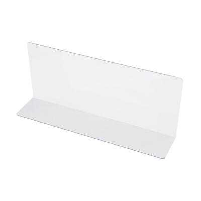 Offene Industrie Trennwand 340mm Packung mit Platte, Transparent, Breit, 10, PE-15