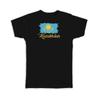 Gift T-Shirt : Kazakhstan Flag Kazakh Country Expat