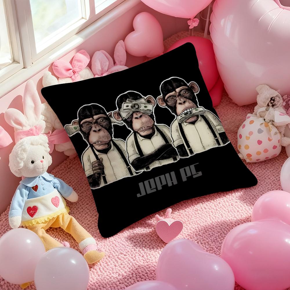 omerta 47 Cushion Cover Pattern Printed Pillowcase for Living Room Sofa Cushion Cover & Bedroom Decor