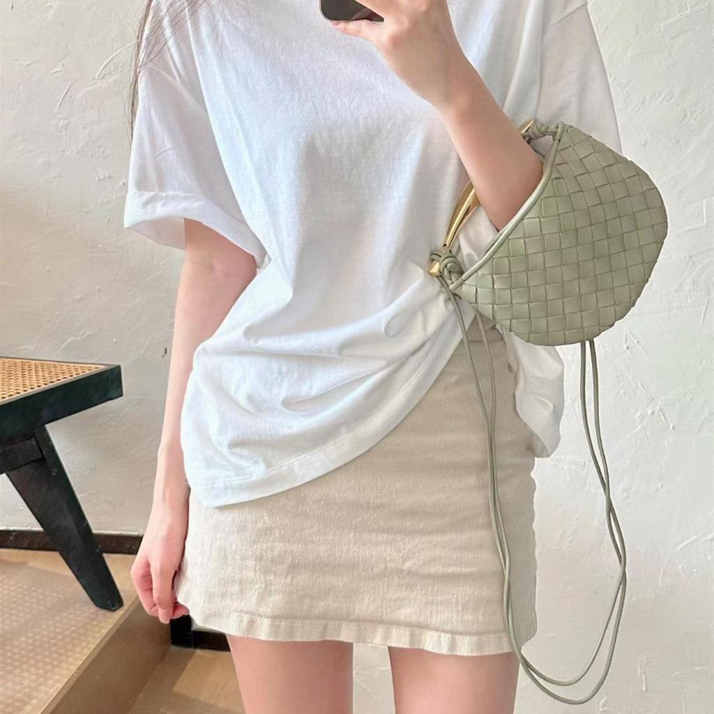 Sac Dumpling en Cuir Tissé Haut de Gamme pour Femmes 2023 – Style Épaule/Bandoulière Polyvalent