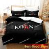 Korn rock Set Lenzuola Set Lenzuola Stampato Con Federe Copripiumino Letto Morbido Singolo Matrimoniale Queen Super King Size Camera da Letto