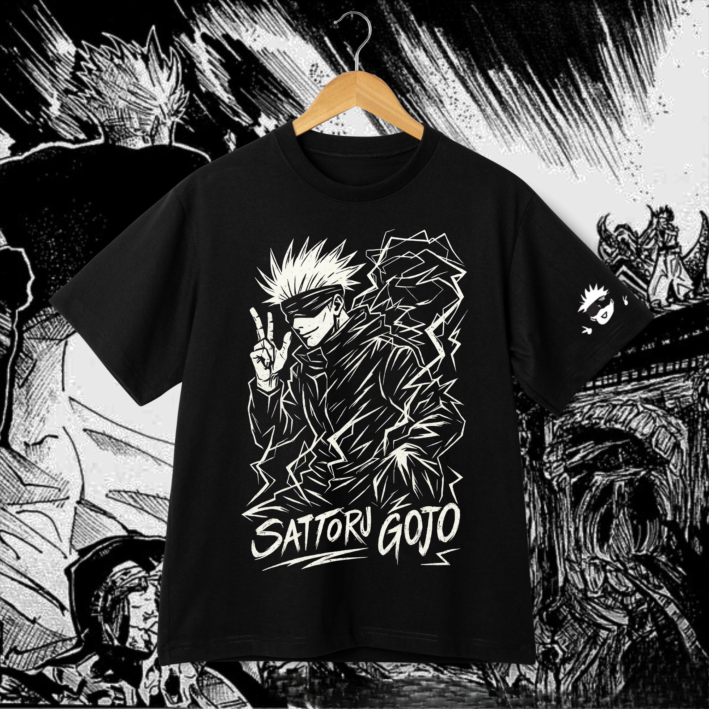 

Jujutsu Kaisen Gojo Satoru Anime T-Shirt Men s Graphic Streetwear Tee Casual Apparel for Jujutsu Kaisen Fans 5XL різнокольоровий