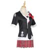 Zestaw Anime Danganronpa, Kostium Cosplay, Mundurek Enoshimy Junko, Strój Pracownika Kawiarni, Krótka Spódniczka, Nakrycie Głowy Monokumy
