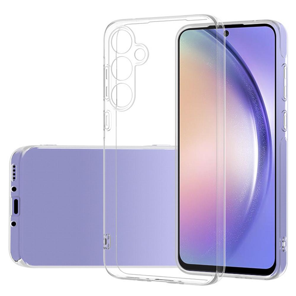 TPU Phone Case for Samsung Galaxy A55 5G Shell Precise Lens Cutout Slim-Fit Cover