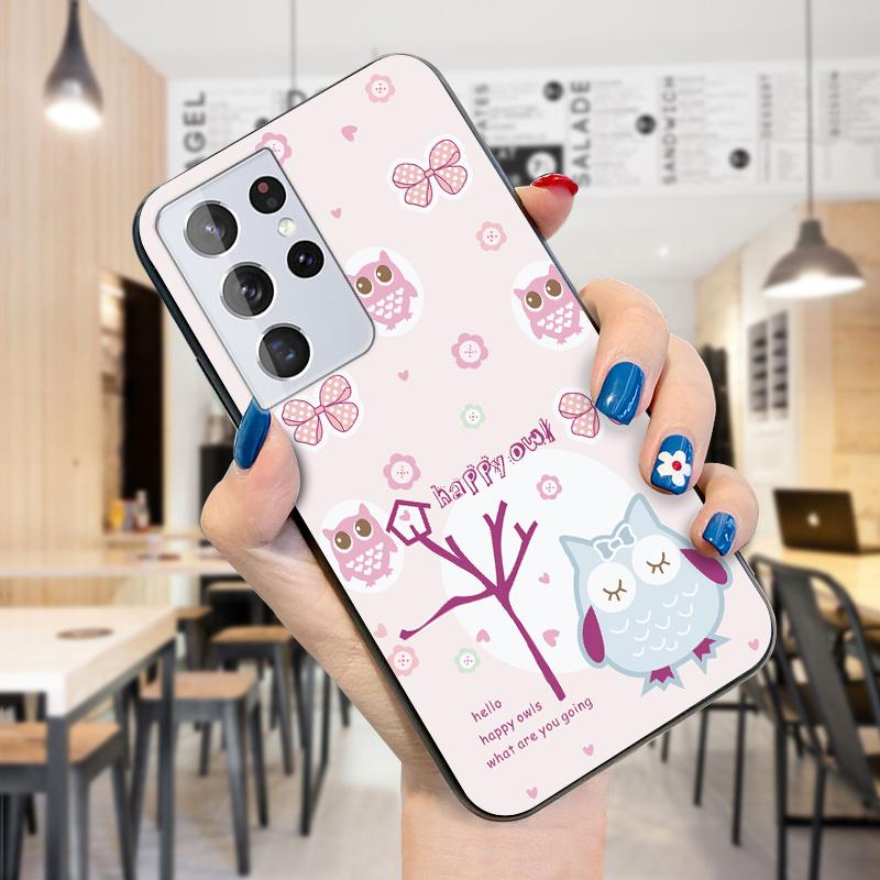 Seria Animale Desene Animate Încântător Bufniță Vulpe Urs Veveriță Husă pentru telefon