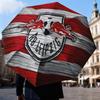 Leipzig Soccer Crest Automatic Folding Umbrella - 8-Rib Travel Umbrella with Auto Open/Close & Portable Gifts for Holidays or Birthdays