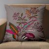 1 Pieces -2D Flat Printing Floral Patterned Cushion Pillow Decor Polyester Pillowcase Sofa Decorative Cushion Cover