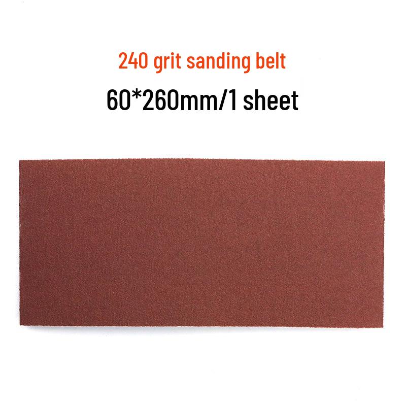 Pneumatic Belt Sander: 60x260mm Woodworking Tool with Sandpaper and Sand Cloth