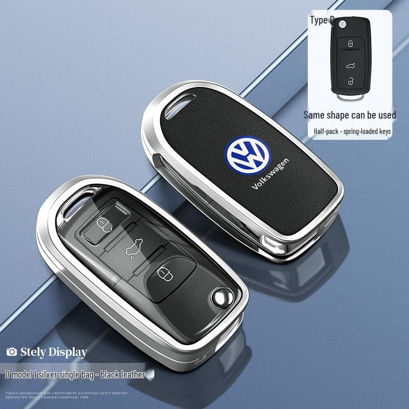 Volkswagen Key Case for Tiguan L, Lavida, Sagitar, Tayron, Bora, Magotan, Golf 7, Polo, T-Roc