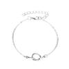 Luxury Rhinestone Infinity Symbol Interwoven Figure 8 Anklet For Women Elegant And Personalized Temperament Jewelry Accessory