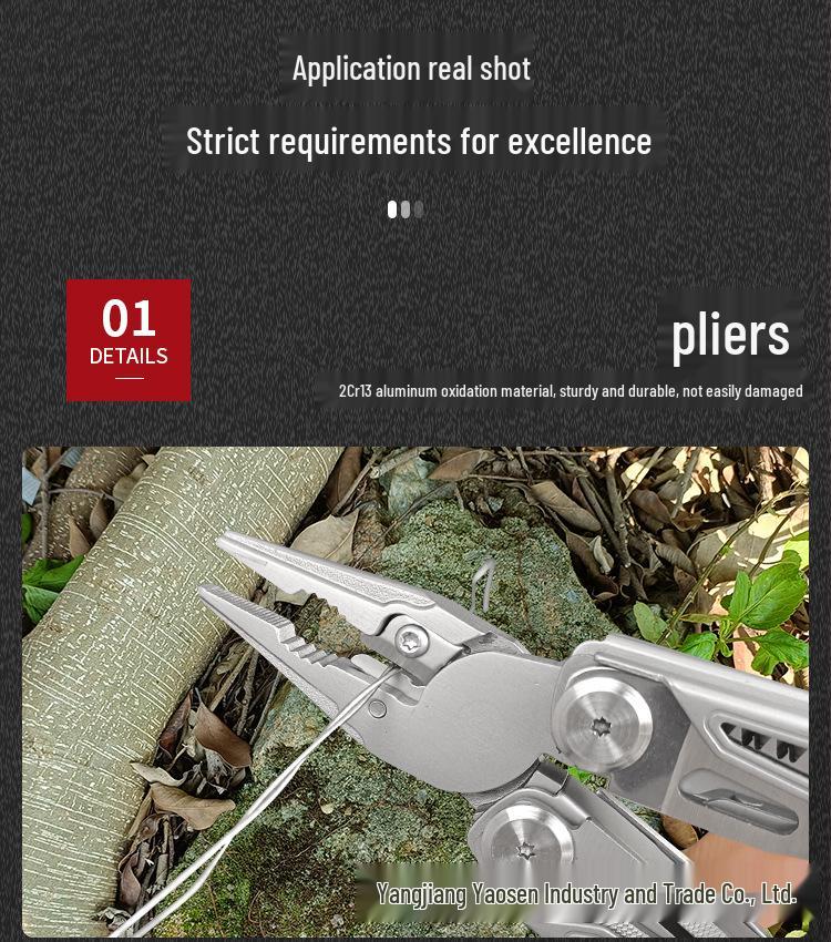 28-in-1 Multi-Functional Tactical Pliers Tool