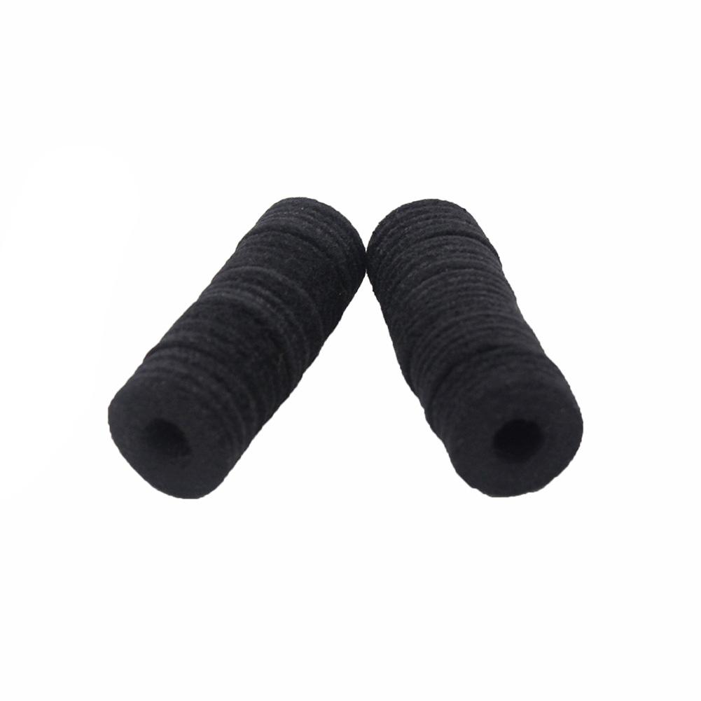 10pcs Drum Cymbal Felt Pads Set Replacement Parts Black Accessory