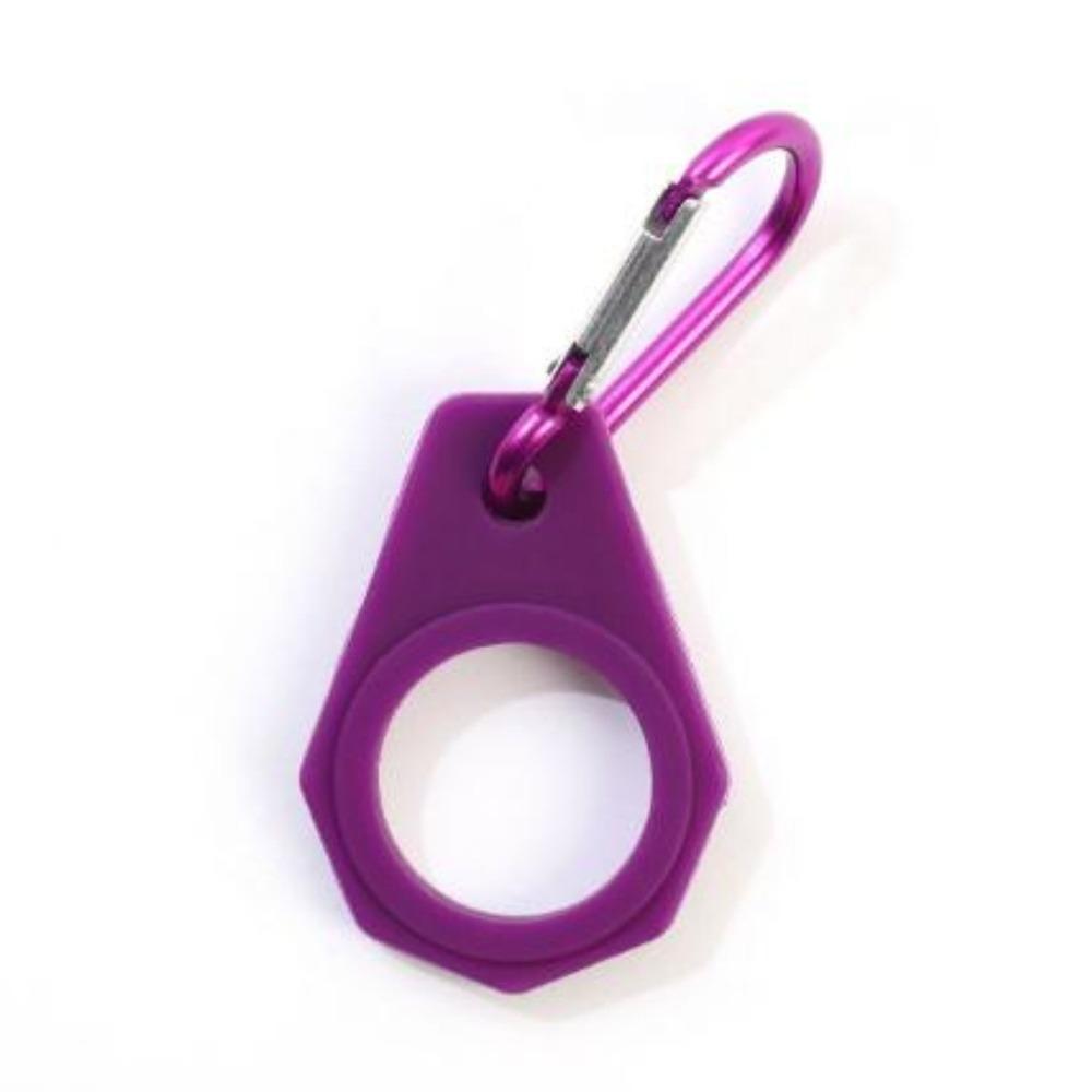 High Quality Aluminum Sports Outdoor Kettle Buckle 7 Colors 4*9cm Water Bottle Holder Accessories Carabiner Hook Camping Hiking