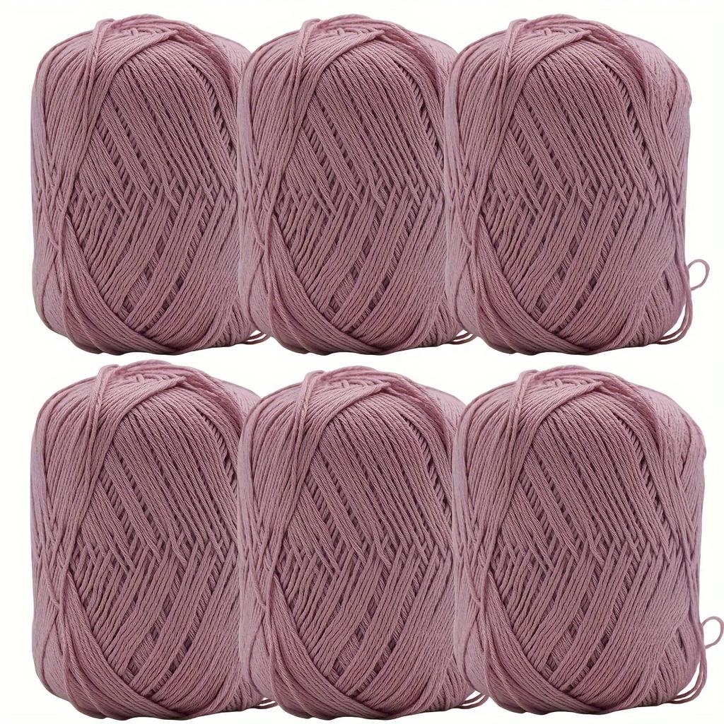 100% Cotton Yarn for Crocheting and Knitting, Medium-Weight DIY Craft Yarn for Sweaters,Scarves,Hats,Gloves - 50g/170m Per Skein