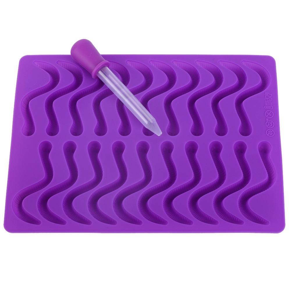 20 Compartments Chocolate Candy Mold With Dropper Cake Decorating Mold Chocolate Making