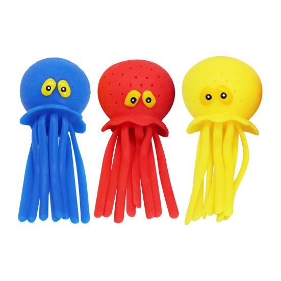1/2/3/4 ks Vodu absorbující chobotnice Mačkací hračka pro úlevu od stresu Letní venkovní pláž Plavecký bazén Stříkací chobotnice Fidget hračka