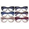  New Fashion Double Color Cat Eye Women Glasses Frame Clear Anti Blue Light Optical Leopard Eyewear