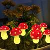 2026 Luce Fatata di Natale Solare LED Lampada a Fungo Per Giardino Cortile Esterno Impermeabile Decorazioni per Feste di Matrimonio 8-20 LED