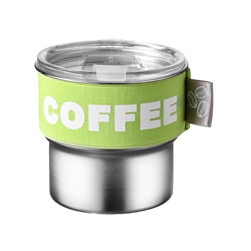 Durable 400ml Double Wall Travel Tumblers Durable Stainless Steel 400ml Thermal Cup for Coffee and Outdoors Adventure