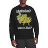 SpongeBob SquarePants Unisex Adult Sarcasm Meme Sweatshirt