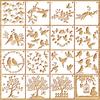 Plant and Animal Painting DIY Stencil - Flower Graffiti PET Template