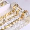 10pcs Floating Series Washi Tapes Set Gold Stamping Adhesive Masking Tape Diary Decoration Stickers A7562