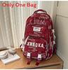 Mochila Estilo Niña Con Múltiples Compartimentos Y Material De Nailon Para El Aprendizaje Escolar