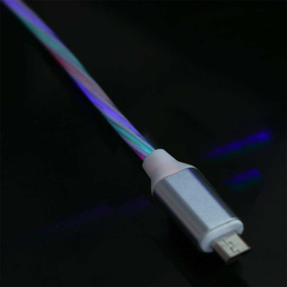 Data Line Fast Charging Type C Data Cord Glowing Cable Charge Wire Mobile Phone Charging Cables
