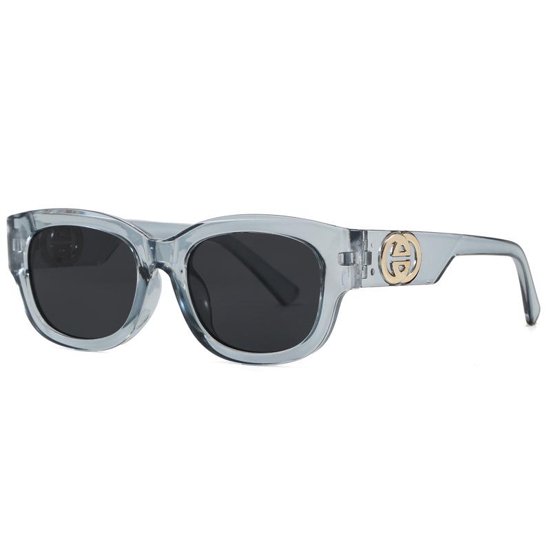Korean Style Retro Square UV Protection Sunglasses - Classic, Versatile, High-End Feel
