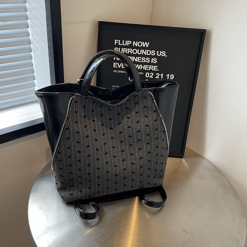 

Канвасний рюкзак жіночий 2024 новий висококласний ледачий вітер на плече сумка-месенджер великої місткості сумка-тоут