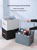 Yuzhe Transparent Foldable Shoe Storage Box with Compartments and Lid for Shoes and Sundries