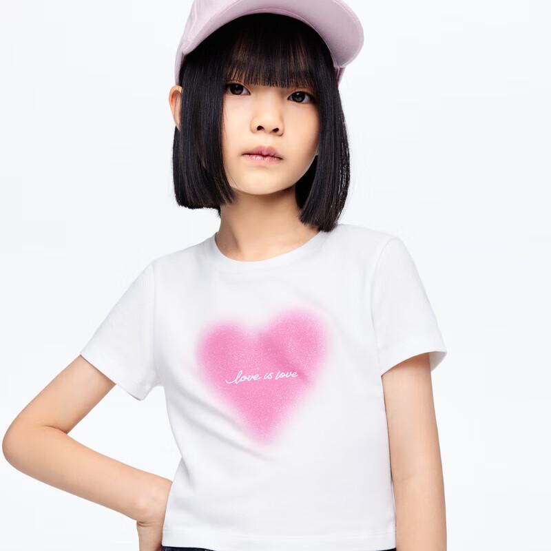 little MO&Co. Girls' Antimicrobial Short Sleeve T-Shirt