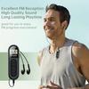 Mini Pocket FM Radio Portable Radio Receiver With Backlight LCD Display 3.5mm Headphone Receiving Antenna Type-c Chargin