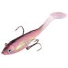 Soft Fishing Lure with Weighted Hook Bait for Bass Pike Bionic Shad Swimbait Soft Plastic Fishing Lure T-Tail Paddle Tail Lure