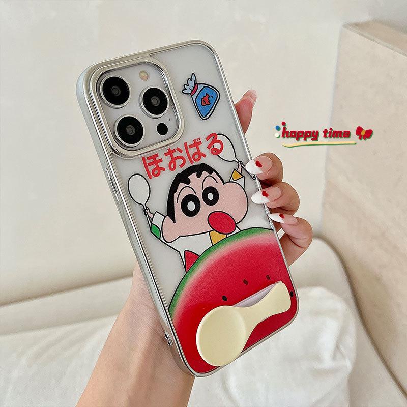 Cartoon Xiaoxin Mobile Phone Stand Table Suitable for Apple 16promax Mobile Phone Case IPhone 15 Protective Case 14