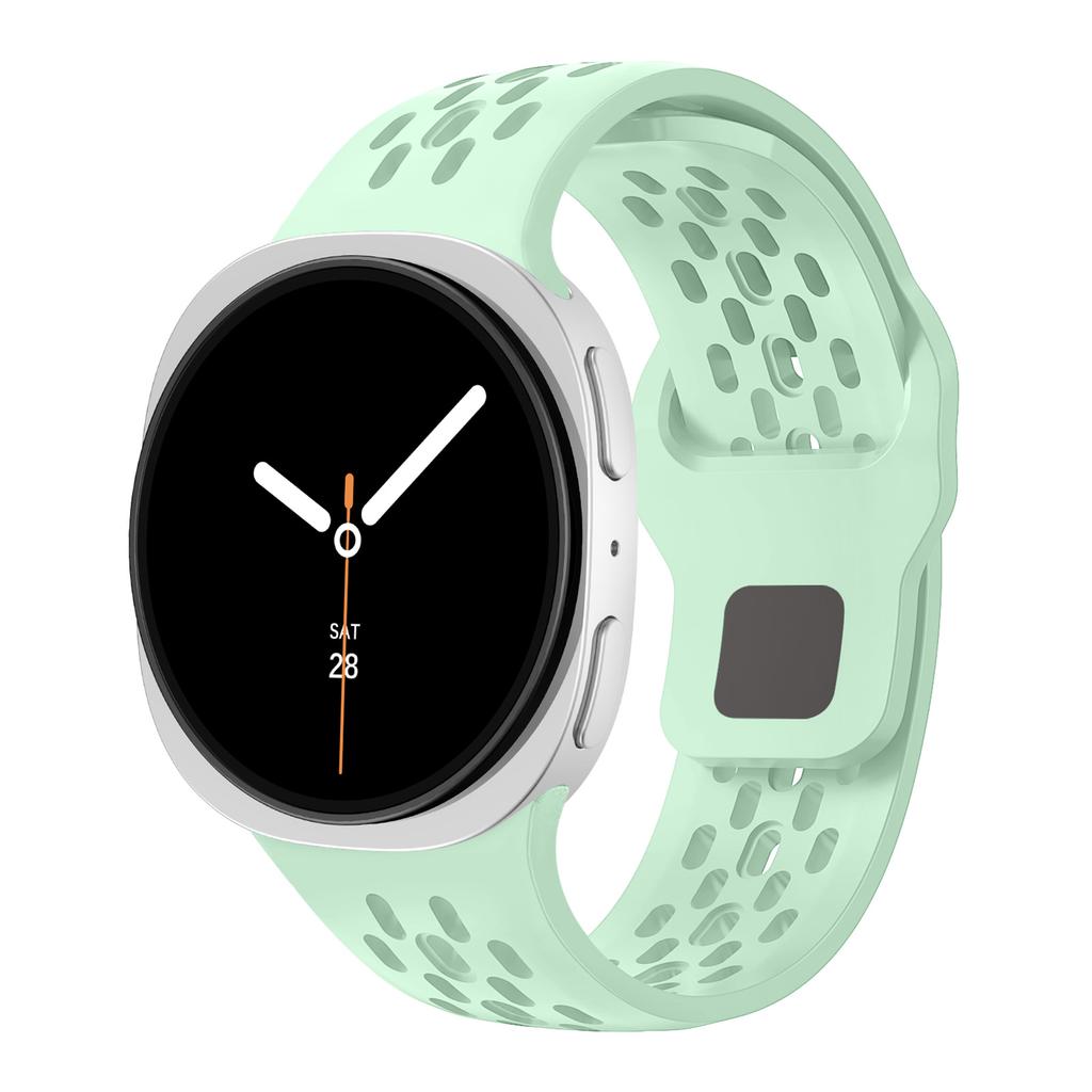 Rubber Strap for Samsung Galaxy Watch 8/8 Classic 46mm/44mm/40mm Breathable Sport Wrist Belt Bracelet Correa Galaxy Watch8 Band