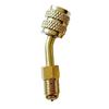 R410 Refrigerant Brass Adapter Rustproof Corrosion Resistant Universal Reverse Thread